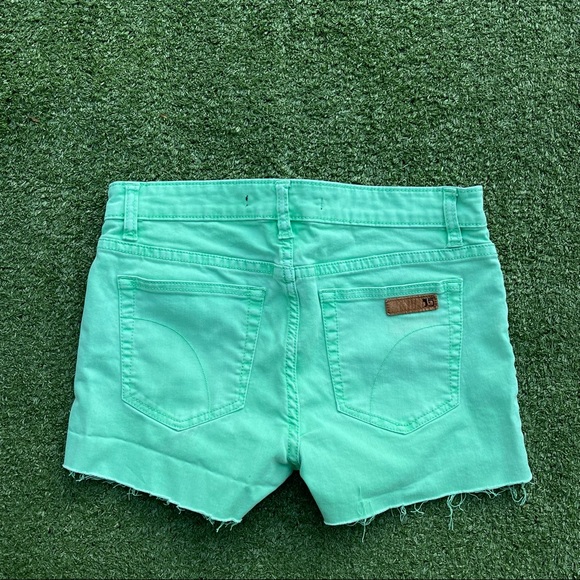 Joe's Jeans Shorts Green size 26 Preowned great condition casual summer Vegas* - Picture 2 of 8